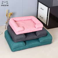 Lit pour animaux de compagnie directement de l'usine, lit pour chien amovible et lavable toutes saisons, tapis pour chien épais et chaud, fournitures pour animaux de compagnie pour l'hiver