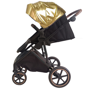 Poussette et trotteur multifonctionnels pliables à 4 roues en alliage d'aluminium OEM personnalisés pour bébés de 0 à 3 ans - Product Image 5