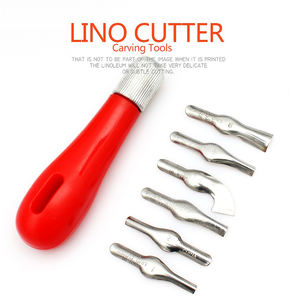 Outil de coupe en lin, 5 pièces assorties, pour sculpter le lin, la lame rapide, - Product Image 2