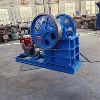 Concasseurs d'or de petite taille pour prospecteurs en Tanzanie, 2-5 tonnes par heure, 220V / Machine de concassage d'or mini diesel, prête à l'emploi