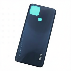 Cover Posteriore Nera di Ricambio per Oppo A15, Scocca per Telefono Cellulare in Materiale ABS - Product Image 2