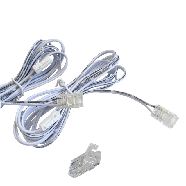 DuPont Connectors DC 12V 2A LED Male Female 2P IP20 Cabinet Light Strip Electric Wire Connectors Copper Contact Material