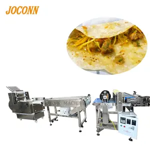 electrical type pita arabic bread moulding machine chapati tortilla flattening machine saj bread production line