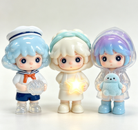 Figurines en vinyle à tête volumineuse, personnages de dessins animés Chibi, animaux en PVC, boîte mystère, design personnalisé OEM, articles de collection, cadeau, 14 ans et plus