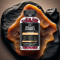 Gummies de Shilajit Naturel 3000mg Pur de l'Himalaya, Crinière de Lion, Vitamines et Minéraux pour le Soutien Immunitaire des Adultes