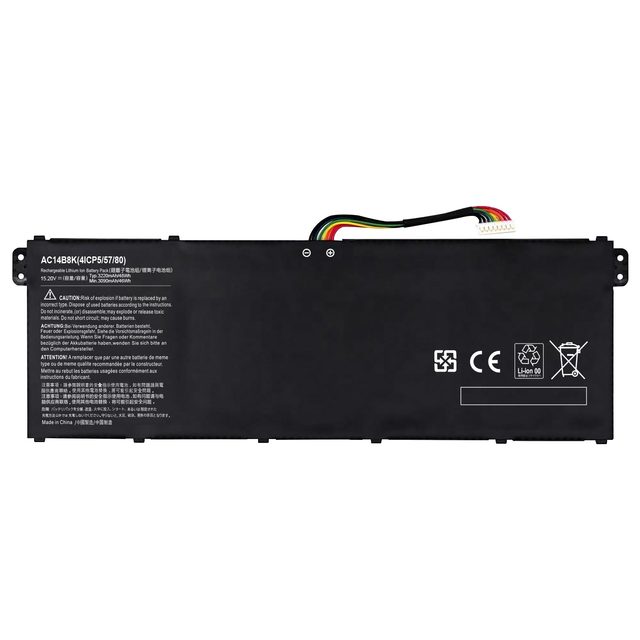 15.2V 48Wh AC14B8K Replacement Laptop Battery for Acer Aspire E3-111 ES1-111433G531B115 V3-371 MS2392 AN515-5251SWLB Stock 15