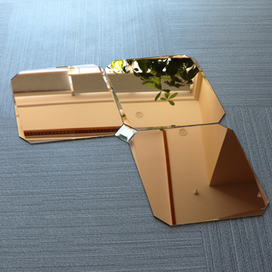 Tùy chỉnh tường trang trí 30*30 gương thiết kế vát kính Bạc gương Gạch Mosaic - Product Image 4