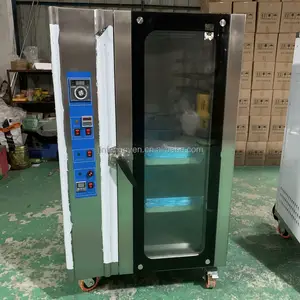 Commercial 8 trays 15 trays industrial electric hot air circulating bakery rotary gas oven