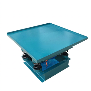 โต๊ะสั่นคอนกรีตขนาดเล็กสำหรับห้องปฏิบัติการ ใช้มอเตอร์ภายนอก 220V ปรับความถี่ได้ สำหรับงานปูพื้น ขนาด 50*50 ซม. - Product Image 1
