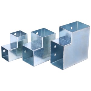 Connettori per Tubi Quadrati Zincati Senza Saldatura per Ringhiere Metalliche, Fornitura di Fabbrica - Product Image 1