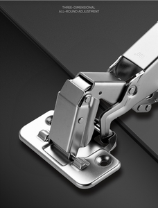 Bisagra <span class=keywords><strong>de</strong></span> Hierro Resistente para Puerta <span class=keywords><strong>de</strong></span> 165/175/180 Grados con Función <span class=keywords><strong>de</strong></span> Cierre Suave, Bisagra en Forma <span class=keywords><strong>de</strong></span> L para Sala <span class=keywords><strong>de</strong></span> Estar, Amortiguador <span class=keywords><strong>de</strong></span> Esquina, Herraje para Puerta - Product Image 2