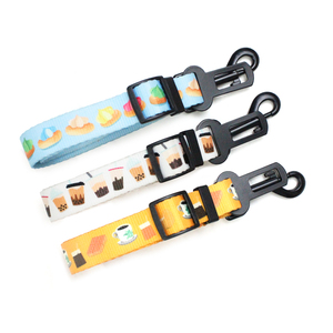 Custom Adjustable Sublimation Printed Logo PP Nylon Polyester Safety Perros Mascota Pet Cat <strong>Dog</strong> Leash Car Seat <strong>Belt</strong> - Product Image 6