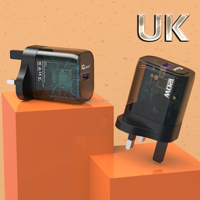 Chargeur rapide Android 120W Super Fast Charging, adaptateur universel USB, type de charge rapide