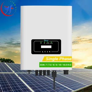 En la red inversor de cadena precio de fábrica Deye Panel solar Inversor SUN- 10/10,5 K-G Single Phase2 MPP trackers inversor solar