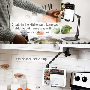 <span class=keywords><strong>Support</strong></span> mural universel flexible à 360 degrés <span class=keywords><strong>pour</strong></span> <span class=keywords><strong>tablette</strong></span> sous <span class=keywords><strong>armoire</strong></span> avec bras réglable - Product Image 5