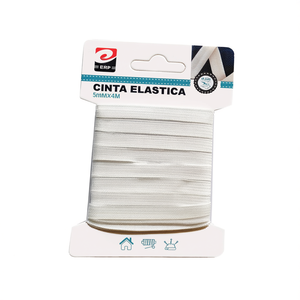 Nastro Elastico 5mmx4m Bianco 24 Pezzi per Vassoio Materiali per Artigianato - Product Image 1