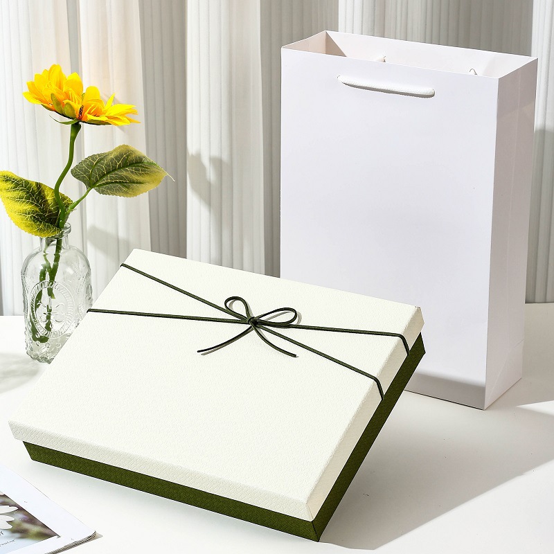 White Lid Green Base+Handbag