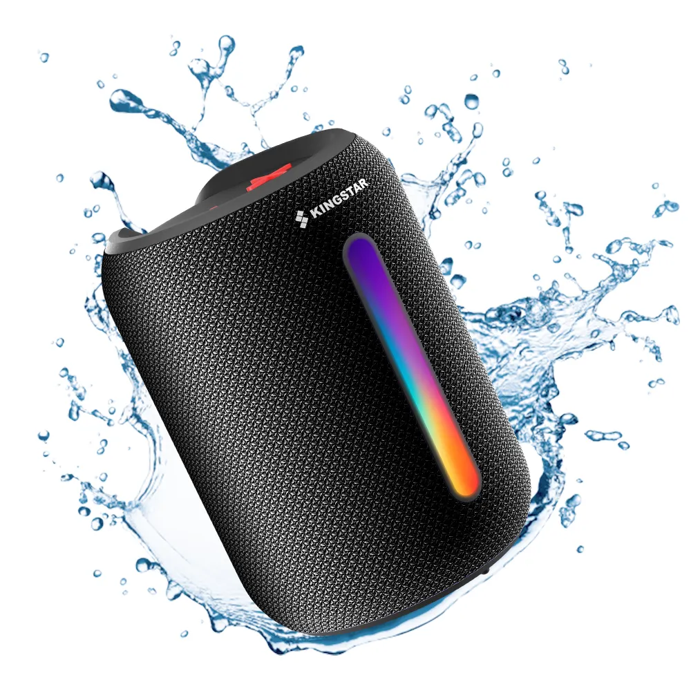 Mini RGB Portable Waterproof Outdoor Speaker Stereo Wireless Subwoofer BT Speaker