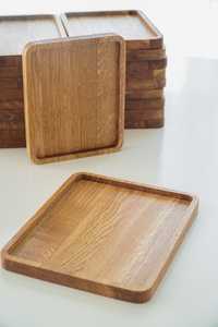 Bandeja de Servir Artesanal de Madera Natural con Platos de Madera de Acacia y Mango Diseñada para una Decoración del Hogar y una Experiencia Gastronómica Ecológica - Product Image 2