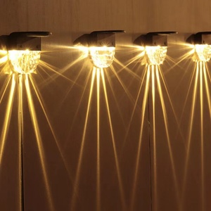 Đèn Ấm + Đèn LED Năng Lượng Mặt Trời Màu RGB Đèn Ban Công Năng Lượng Mặt Trời Cầu Thang Lối Đi Đèn Sân Vườn Ngoài Trời Đèn Năng Lượng Mặt Trời Đèn Năng Lượng Mặt Trời - Product Image 2