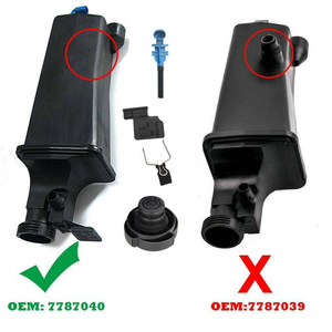 Alta calidad para <span class=keywords><strong>BMW</strong></span> <span class=keywords><strong>E46</strong></span> E84 depósito de desbordamiento de refrigerante de motor automotriz 17117573780 17111436255 17117573781 olla de expansión - Product Image 6