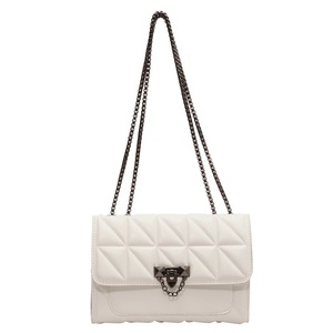 Lady Fashion Chain Crossbody Bag Single Shoulder Small <b>Square</b> Zip Closure Portable Water Resistant Women's Bags Tanjing - Product Image 1