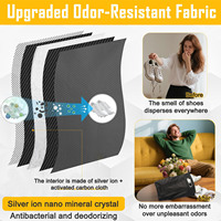 Bolsas para Zapatos Impermeables Nuevas y Mejoradas para Viaje, Antiolor, Eliminan el Mal Olor, Bolsa para Zapatos de Golf, Bolsas para Calzado Deportivo a Prueba de Olores