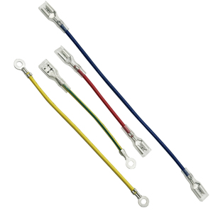 Produsen custom harnes kabel kipas listrik engin sepeda motor kawat harness untuk Dia3.2 bulat kabel Terminal - Product Image 1
