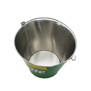 ถังน้ำแข็งโลหะทรงสี่เหลี่ยมขนาดใหญ่ 8-10 ลิตร สำหรับงานปาร์ตี้และแช่เบียร์ - Product Image 5