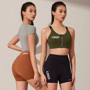 OEM-Dienstleistungen Hüftenverstärker Training Leggins Yoga-Shorts-Set Sportbekleidung Hersteller individuelle Trainingssets