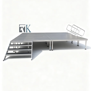 Outdoor Aluminum Portable Truss Display Platform Folding Stage for Mobile <b>Shows</b> Showroom Stage Support - Product Image 1