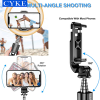 CYKE L07 Lumière d'Anneau LED Portable USB 6 Pouces pour Téléphone, Mini Lumière Circulaire de Studio de Beauté pour Selfie et Remplissage Mobile
