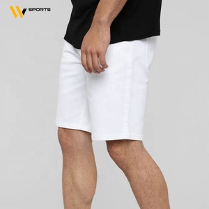 Bermudas de algodón con estampado para hombre personalizado ecológico de secado rápido de alta calidad, Jersey bordado, Logo, cintura media de talla grande - Product Image 3