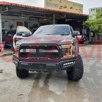 Kit de carrosserie complet (pare-chocs avant et arrière, calandre, capot) en plastique ABS argenté et blanc de haute qualité, neuf, garantie 1 an, pièces de mise à niveau pour Ranger 2021