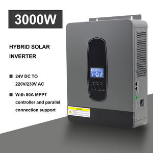 Onduleur solaire hybride hors réseau à onde sinusoïdale <span class=keywords><strong>pure</strong></span> 3.2KVA/3KW 24VDC AC 220V avec tension de fonctionnement PV 55-450VDC - Product Image 3