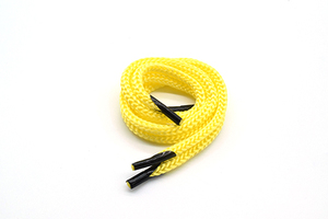 Custom Nylon/Cotton Coated Round Hollow Packaging with Plastic Tips Woven <b>Braided</b> <b>Cord</b> String Rope for Shoes Bags Garments - Product Image 6