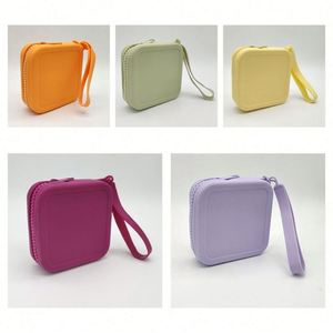 Silicone Zipper <b>Wrist</b> <b>Strap</b> Water Resistant Durable Eco-Friendly Unisex Portable Coin Purses - Product Image 6