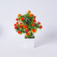 Plantes artificielles en plastique bonsaï petit arbre Pot en pot fleur jardin plante Arrangement chambre ornements maison Table décoration