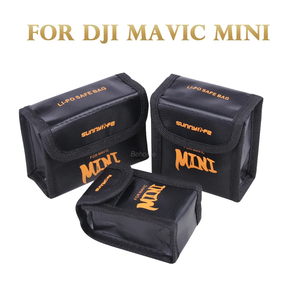 for DJI Mavic Mini Drone Lipo Battery Case Explosion-proof Safe Storage Bag Fireproof Protective Box Radiation Protection