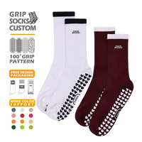 Fabricants de chaussettes de Pilates antidérapantes, design personnalisé, chaussettes de yoga mi-mollet pour femmes, antidérapantes, écologiques, chaussettes de Pilates à logo personnalisé