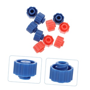 Ciieeo 100 pièces Capuchons de protection en plastique pour embouts de seringue Luer Lock 0,1 kg pour fournitures de laboratoire, colle, peintures, adhésifs 1 an - Product Image 2