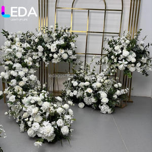 Décorations de mariage LEDA, arrangement floral, fleurs suspendues, fleurs artificielles blanches pour mariage - Product Image 6
