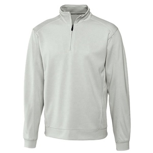 Sweat-shirt d'hiver épais et chaud à col montant, coupe classique, personnalisable, pour homme, avec fermeture éclair quart de tour, écologique, couleur unie - Product Image 3