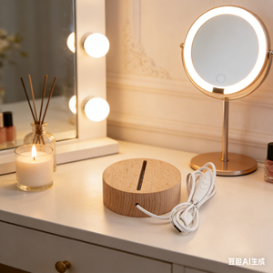 Lampe de nuit LED 3D moderne pour femmes, cadeau pour la fête des mères, la Saint-Valentin et Noël, matériau ABS, tailles moyennes - Product Image 6