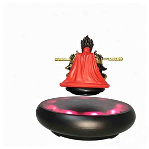Escultura Magnética Levitante de Sun Wukong, Rey Mono, con Base LED RGB y Altavoz, Decoración de Escritorio para el Hogar, Black Myth Wukong - Product Image 3