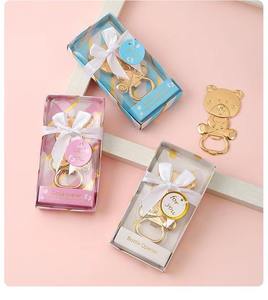 Fête d'anniversaire retour cadeau petit cadeau bébé pleine lune anniversaire jeu commémoratif prix ours ouvre-bouteille pli - Product Image 6