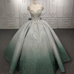 Robe de soirée élégante et sexy pour femme, longue, à sequins changeants de couleur, avec petite traîne, modèle 1109 - Product Image 5