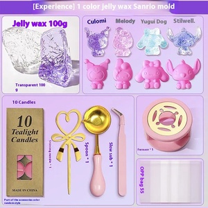 TKT DIY Material Kit Set Jelly Wax Squeeze Fun Wax Seal Cat Paw Beads Silicone Stress Relief Toy Unisex 14 <b>Years</b> - Product Image 6
