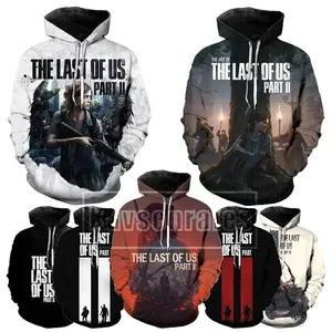 The Last of us 3D Printed Hoodies for Men 2022 Hot Games 3D Printing Hoodies From Men Casual Fashion Oversize Pullovers