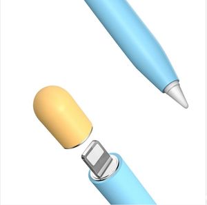 เคสซิลิโคนนุ่มสำหรับแท็บเล็ตแอปเปิ้ลปากกาสไตลัส1St 2Nd <span class=keywords><strong>Gen</strong></span> ที่วางดินสอแม่เหล็กแบบสัมผัสปากกา capacitive แขนจับ ipencil - Product Image 1